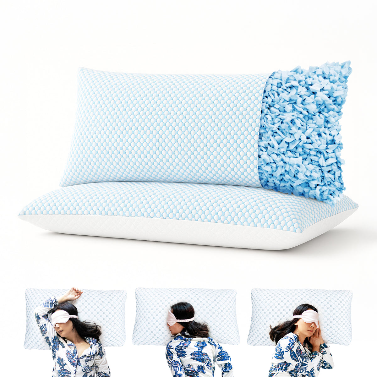 Wolkenkissen - Instelbare Memory Foam Kussen