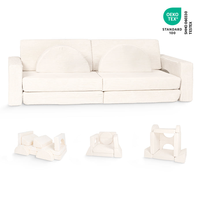 Speelbank-sofa voor kinderen – 10-delige set voor slaap- en speelruimte