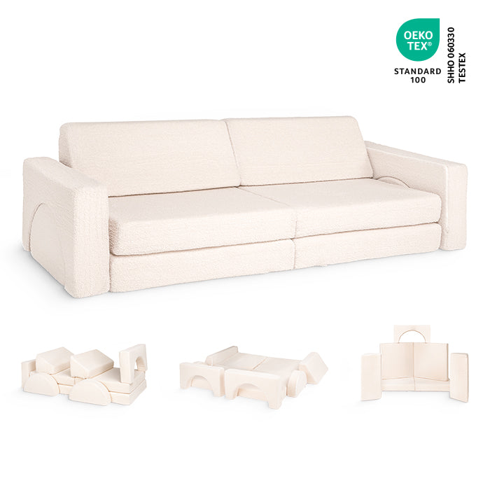Speelbank-sofa voor kinderen – 10-delige set voor slaap- en speelruimte