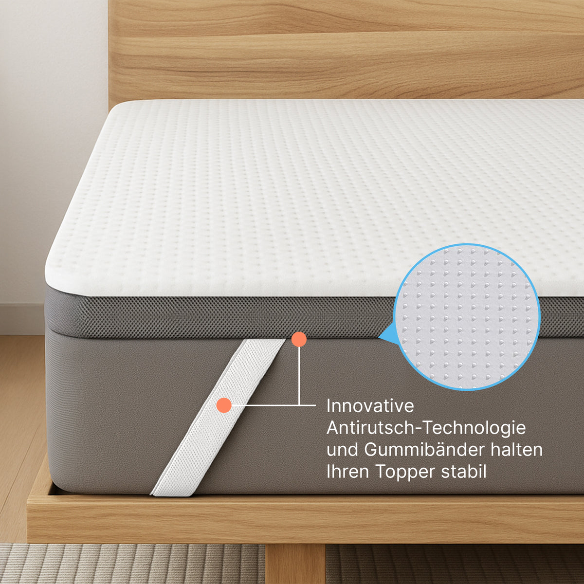 2-in-1 Plus Comfort Topper - Duo Matras Topper met Gel-Memory-Schuim