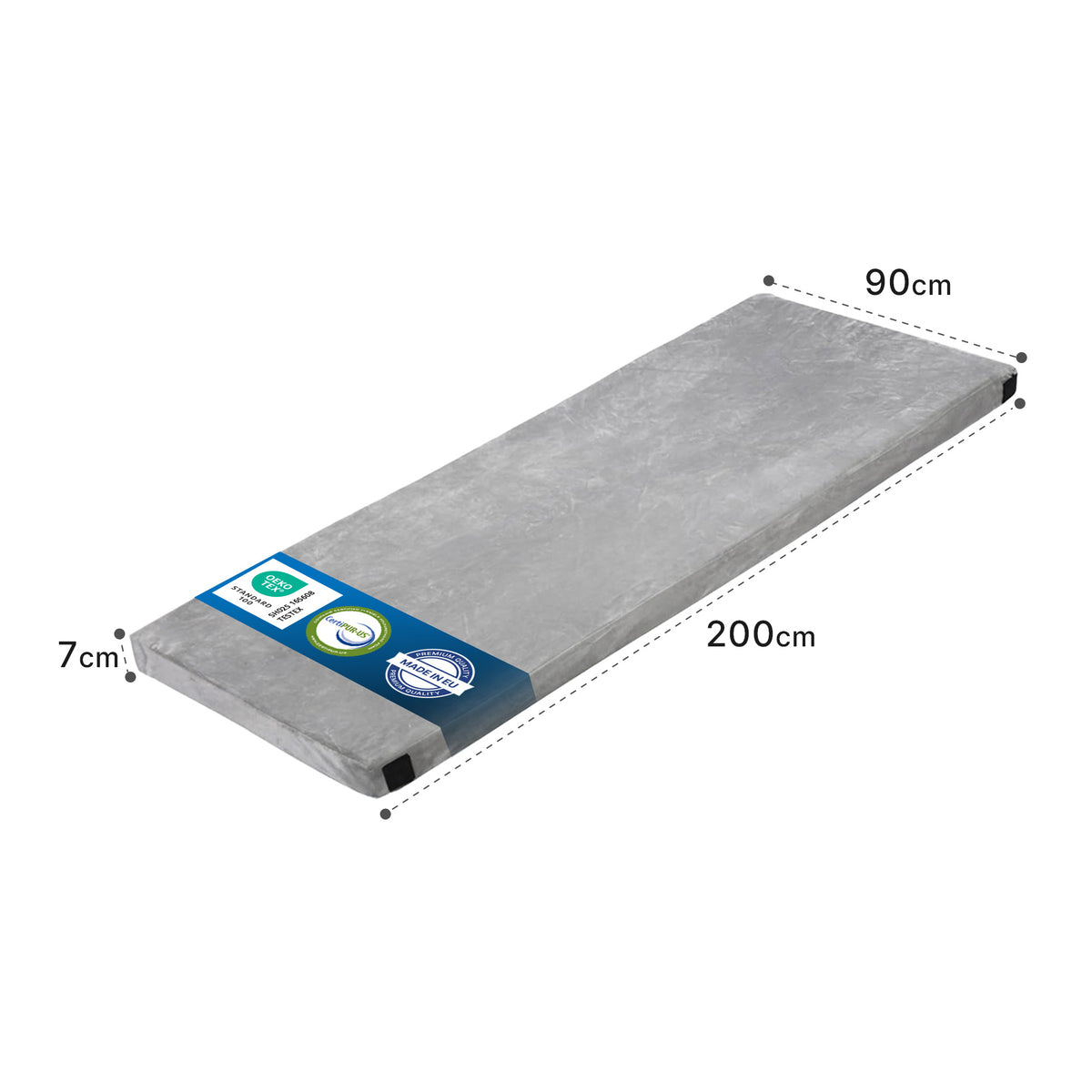 Draagbare Memory-Foam-matras Plus – waterdichte hoes & reistas