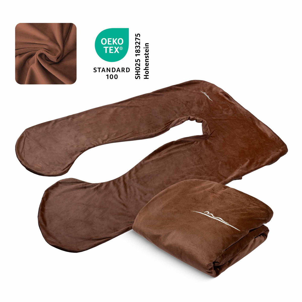Vervangende hoes - Micropluche (Bruin)