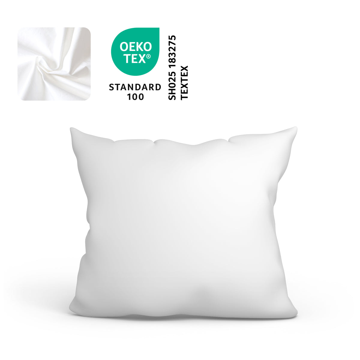 Hoofdkussenhoes Katoen – 70x50 & 80x80 cm – OEKO-TEX gecertificeerd