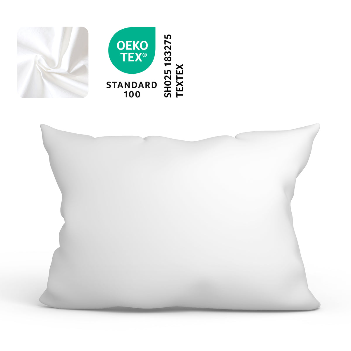 Hoofdkussenhoes Katoen – 70x50 & 80x80 cm – OEKO-TEX gecertificeerd
