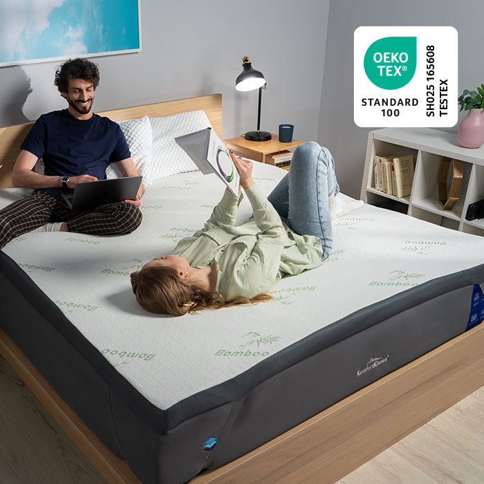 Surmatelas Premium+ Confort - Surmatelas avec mousse à mémoire de forme gel