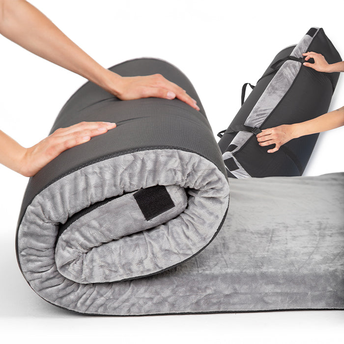 Draagbare memory-foam matras – waterdichte hoes & reistas