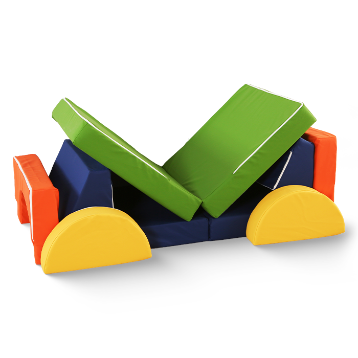Speelbank-Sofa voor kinderen – 10-delig set voor slaap- en speelruimte - KomfortKissen.de