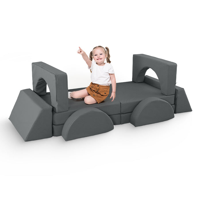 Speelbank-Sofa voor kinderen – 10-delig set voor slaap- en speelruimte - KomfortKissen.de