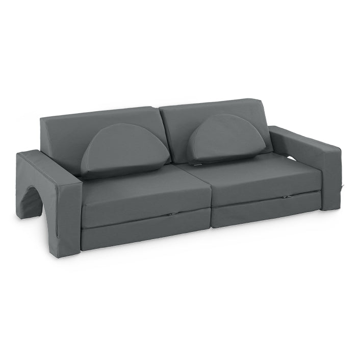 Speelbank-Sofa voor kinderen – 10-delig set voor slaap- en speelruimte - KomfortKissen.de