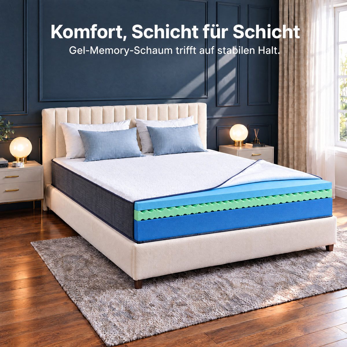 Premium-7-Zonen-Komfort matras