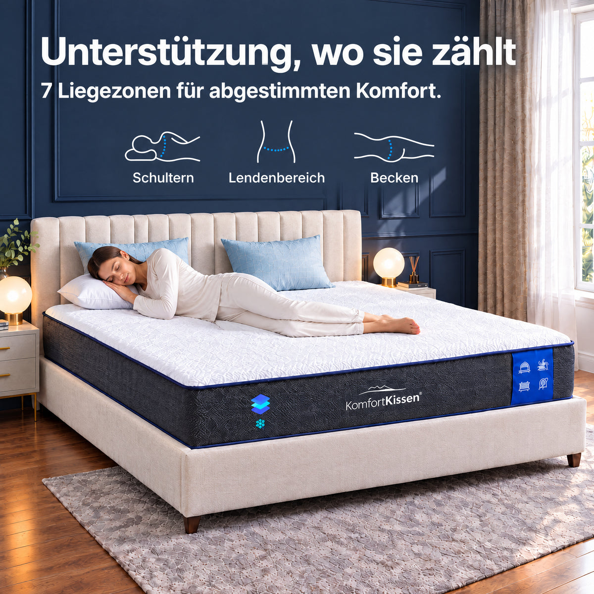Premium-7-Zonen-Komfort matras