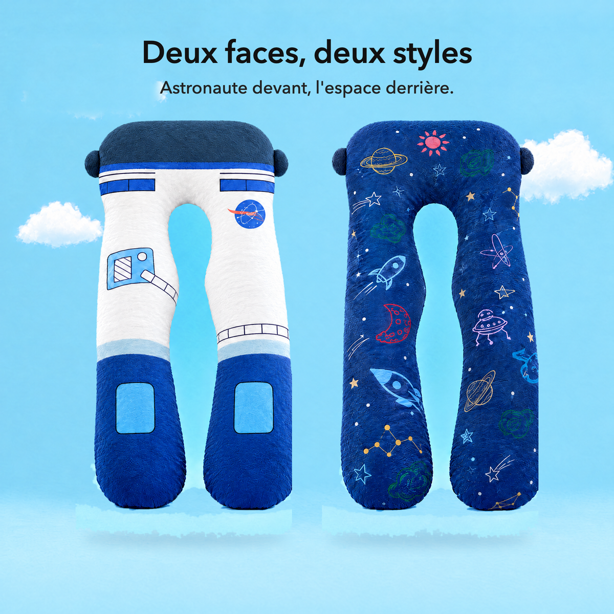 Astronaute – Deux faces, deux styles