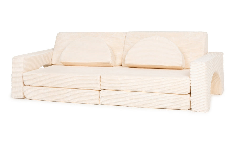 Speelbank-Sofa voor kinderen – 10-delig set voor slaap- en speelruimte - KomfortKissen.de