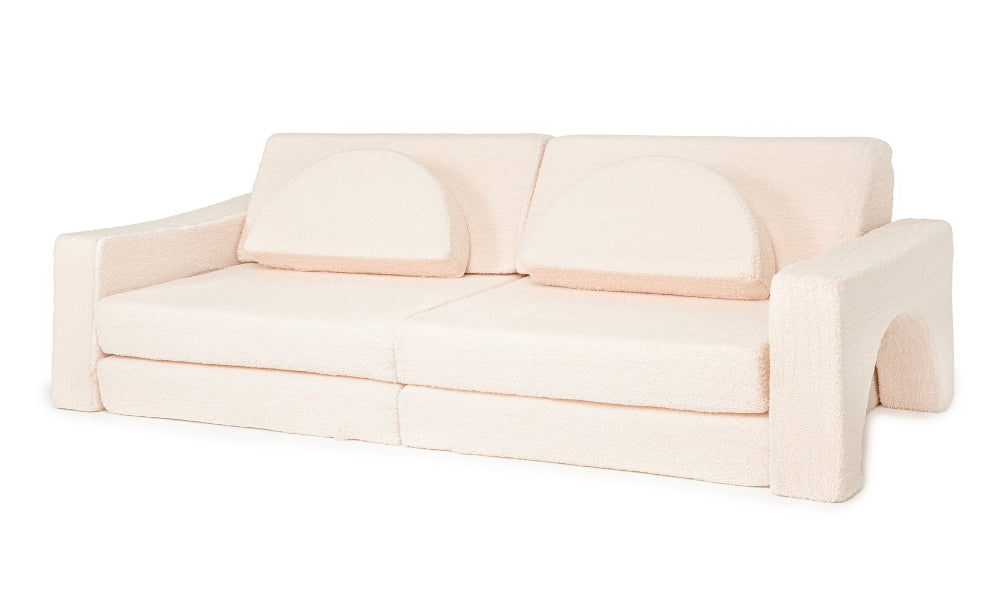 Speelbank-Sofa voor kinderen – 10-delig set voor slaap- en speelruimte - KomfortKissen.de