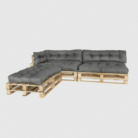Coussins de palette premium - Coussin de siège extérieur et intérieur